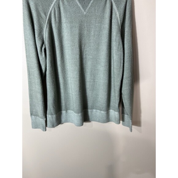Daniel Cremieux Sweater Men’s Large Green 100% Extra Fine Merino Wool Pullover - Picture 7 of 14